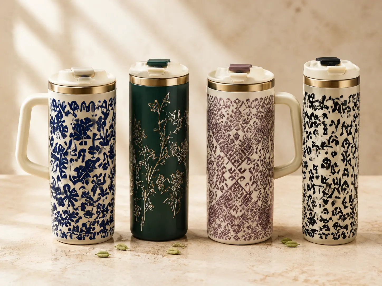 Cobalt Chai Flask reusable insulated flask